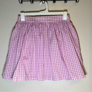Handmade Skirt in Vintage Gingham fabric